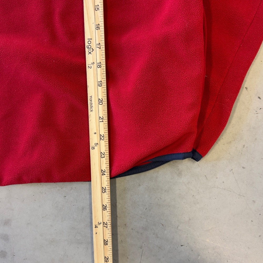American Eagle Outfitters AE Performance Fleece Hoodie Red Mens Medium - Picture 5 of 6